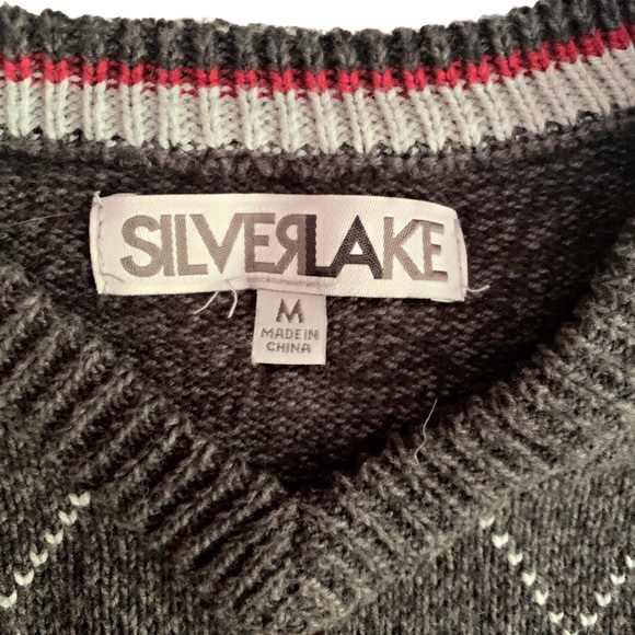 Boys Dark Gray Knit Sweater - Picture 3 of 3